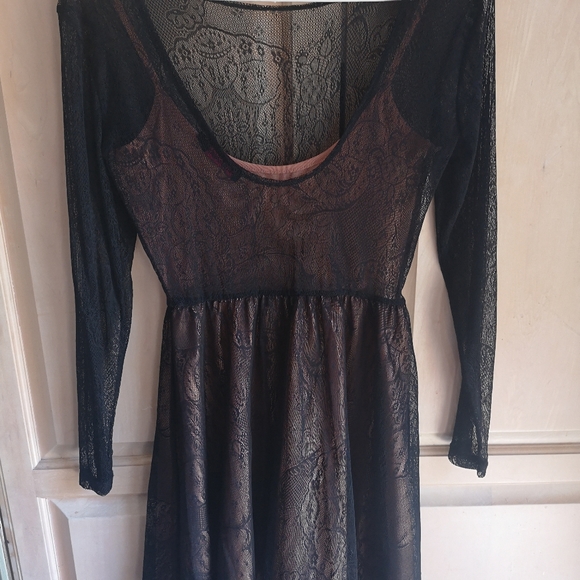 Motel Rocks black lace dress - Picture 1 of 4
